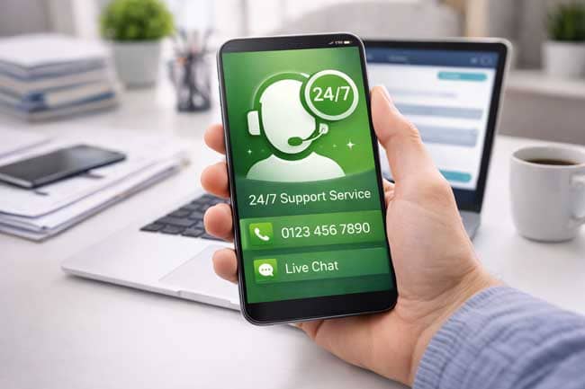 24/7 Support Service